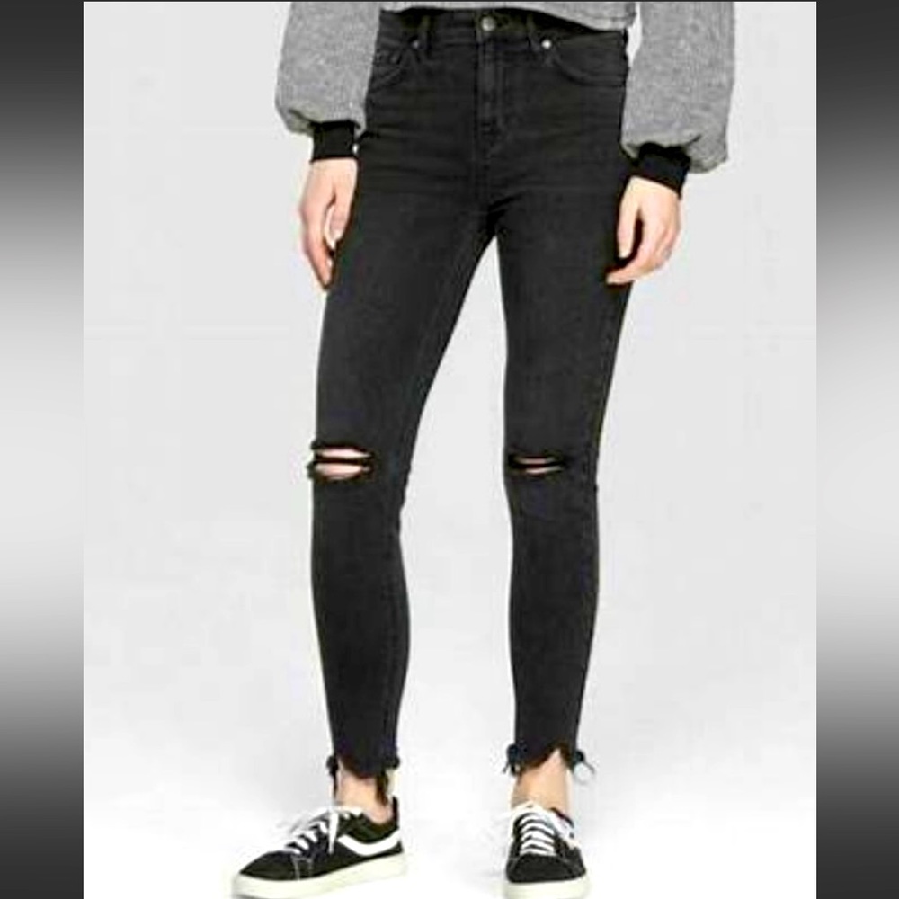 Wild Fable Women’s High Rise Skinny Jeans - Black 6